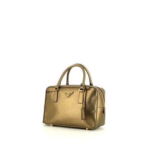 borsa prada dorata|farfetch borse Prada donna.